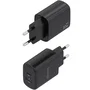 Aisens Cargador GaN 30W USB-C y USB-A Negro A110-0978